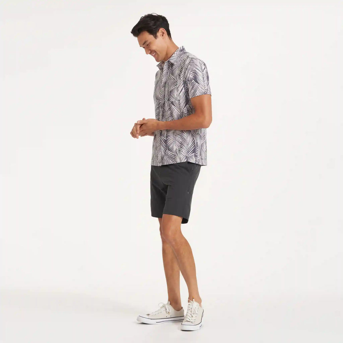 Short-Sleeve Bridge Button Down