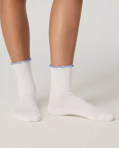Half Crew Ruffle Sock