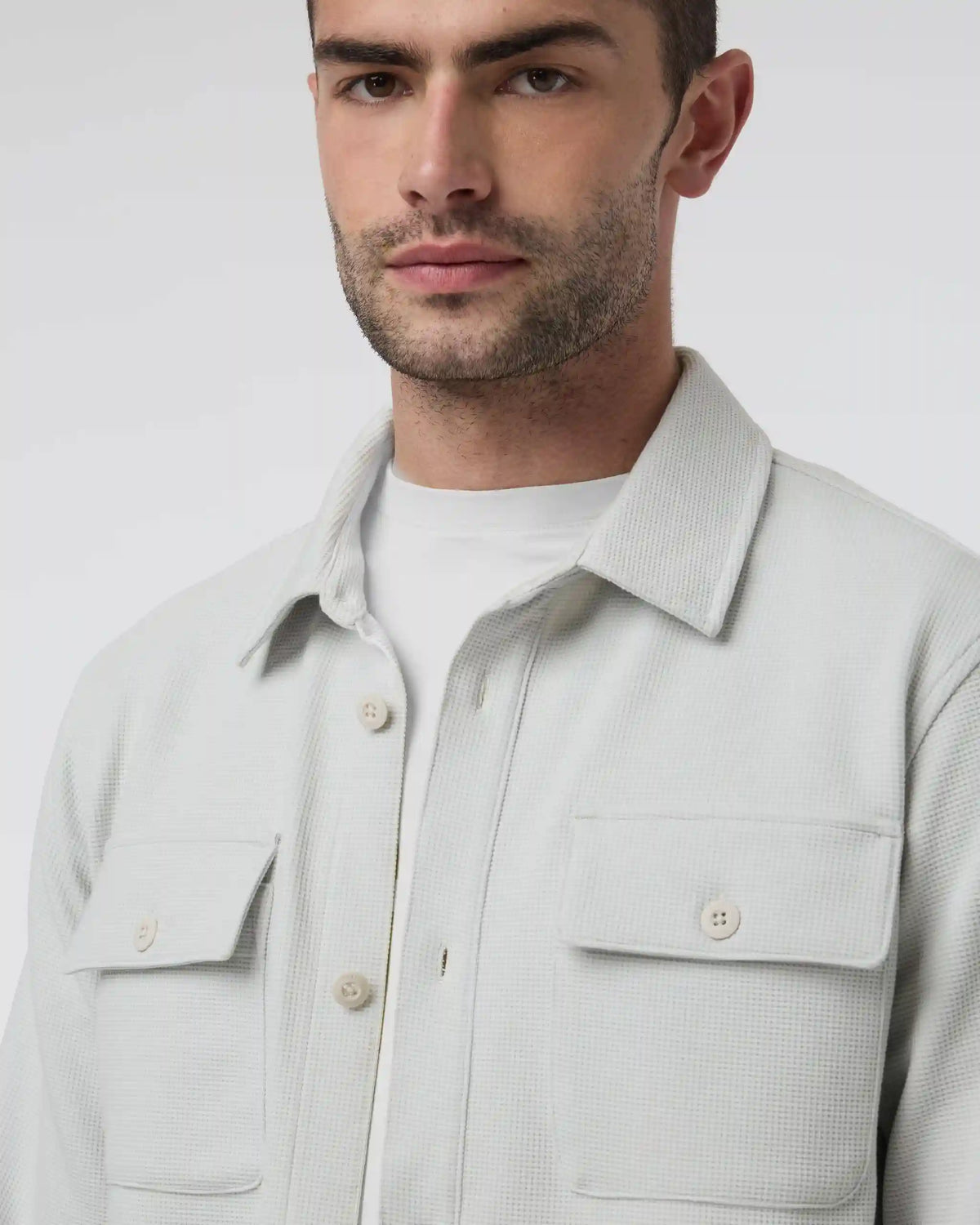 Waffle Shirt Jacket
