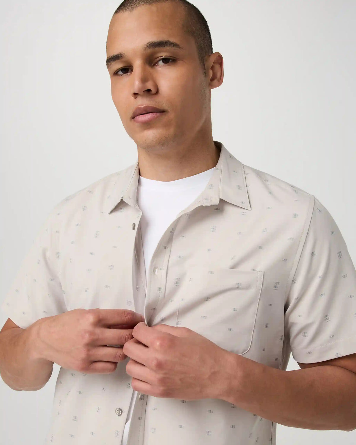 Short Sleeve Bridge Button Down