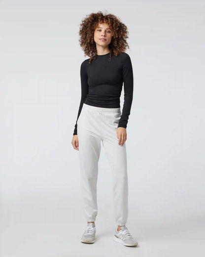 Long Sleeve Halo Ruched Tee