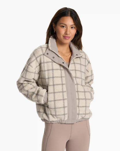 Plaid Cozy Sherpa Jacket