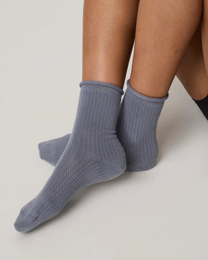 Quarter Crew Pointelle Sock