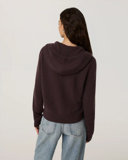Émilie Cashmere Rib Double Zip