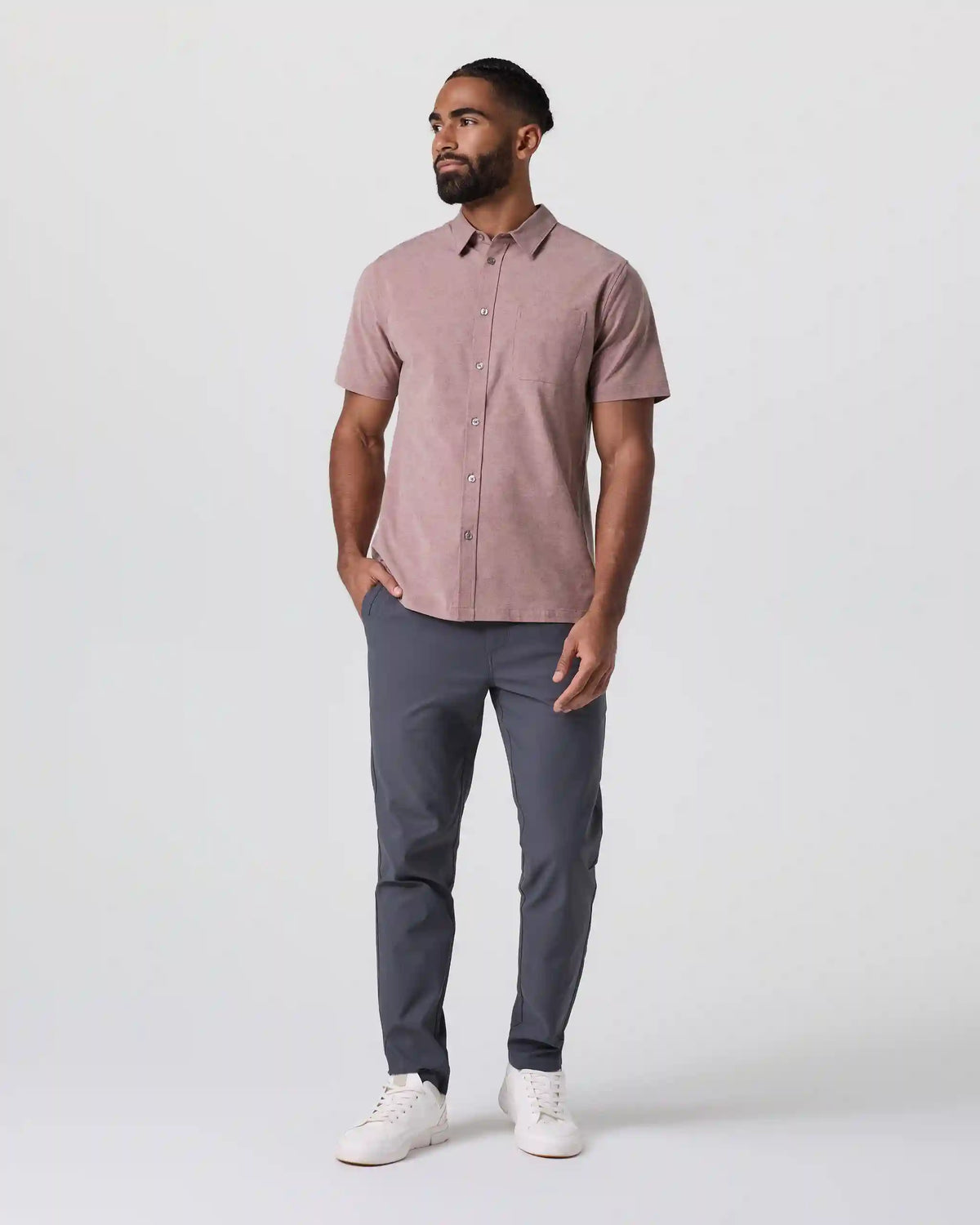 Short Sleeve Bridge Button Down