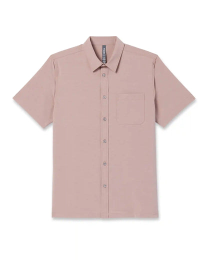 Short-Sleeve Bridge Button Down
