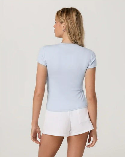 Everyday Cotton Stretch Fitted Tee