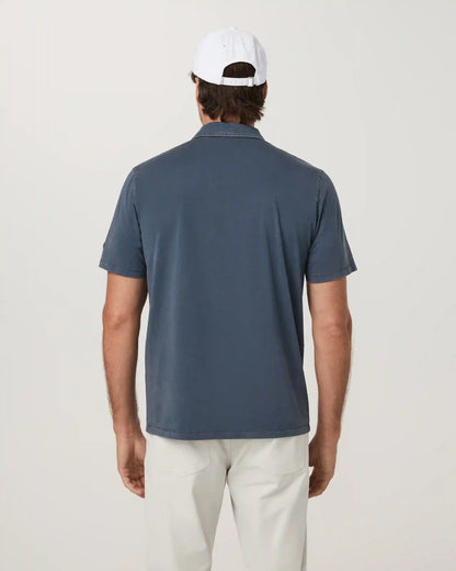 Short Sleeve Feather Polo