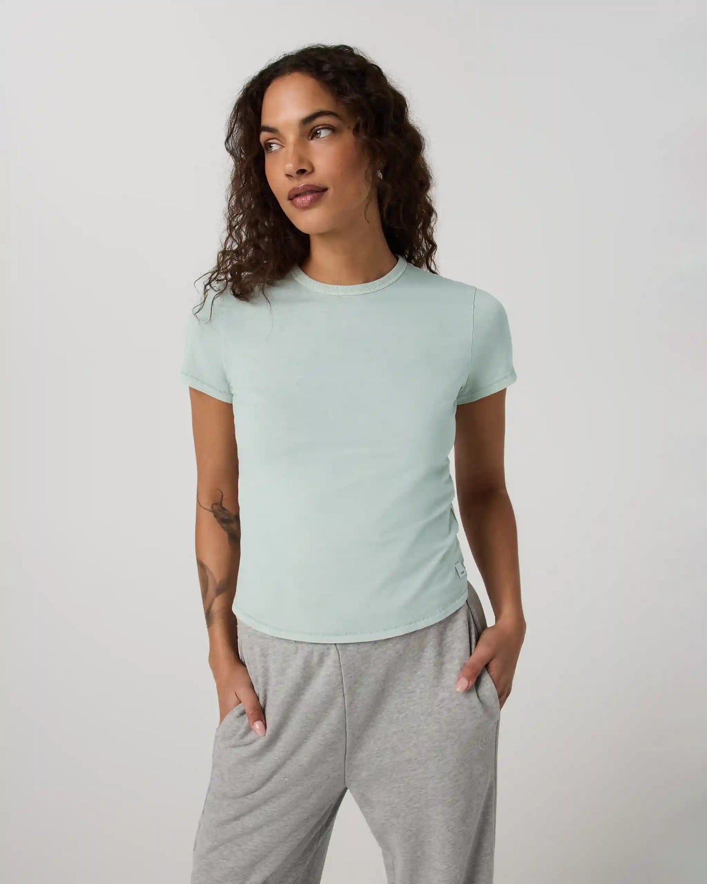 Short Sleeve Feather Classic Tee - Garment Dye