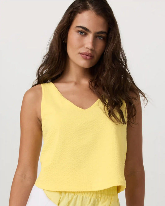 Villa Textured Crop Tank
