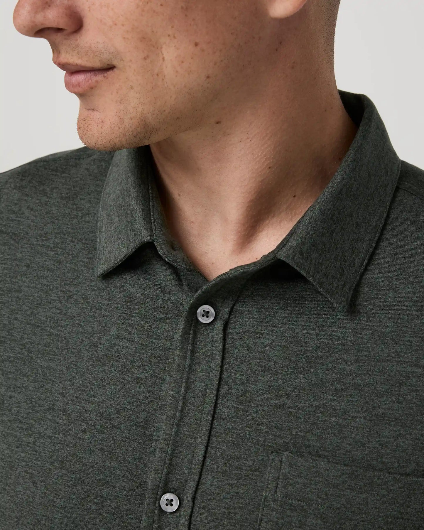 Short Sleeve Ponto Button Down Shirt