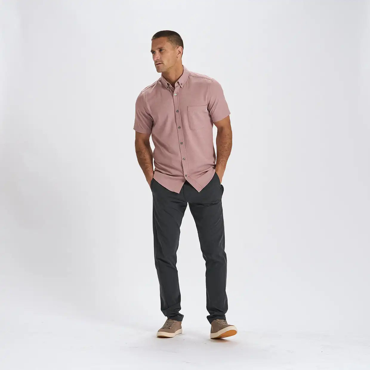 Bishop Short-Sleeve Button-Down