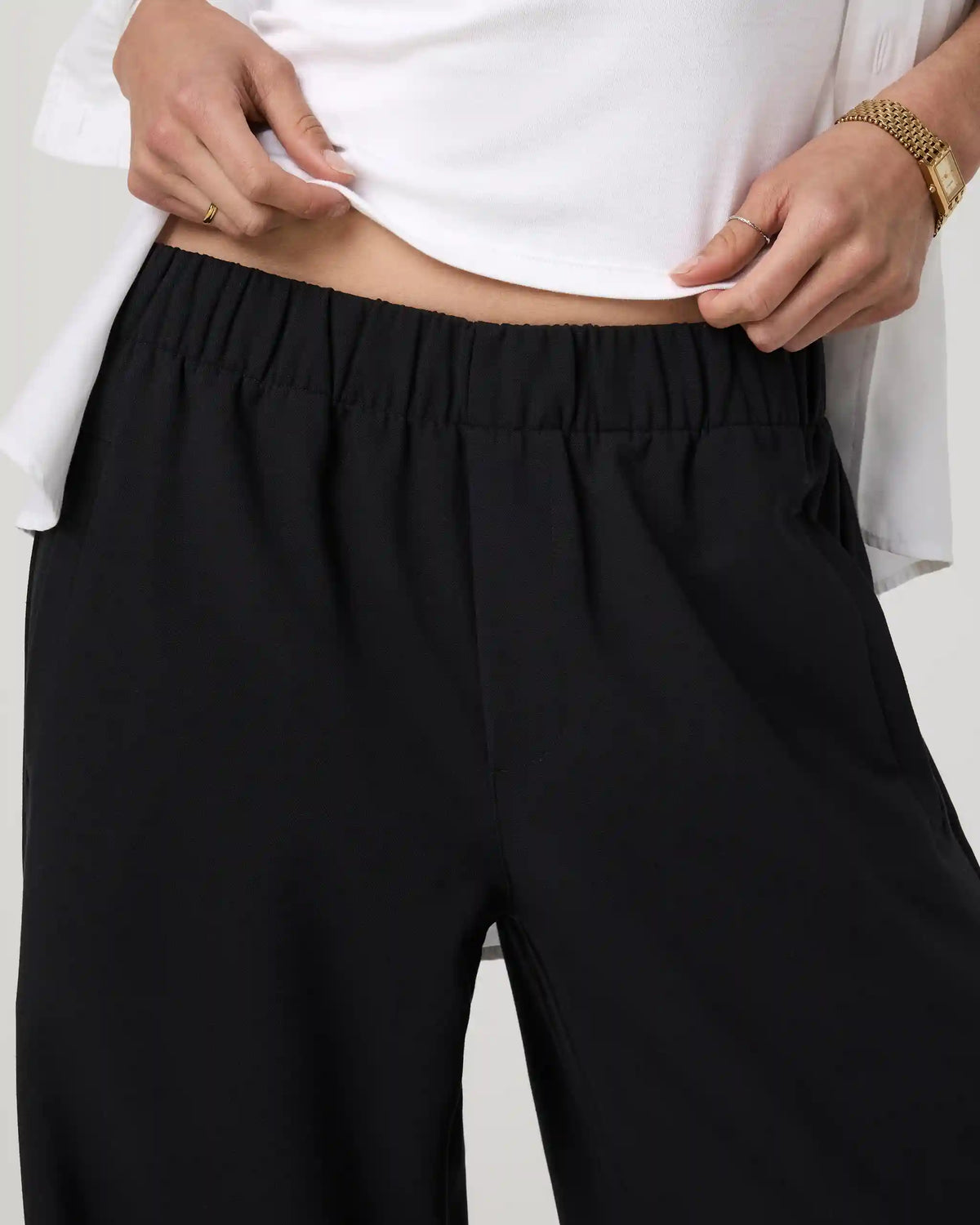 Sander Elastic Waist Trouser - Long