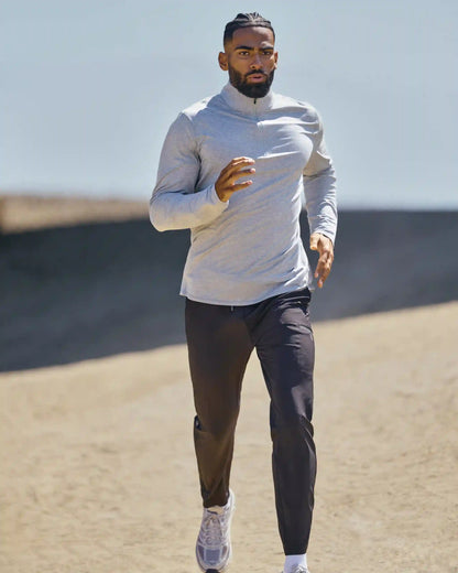 Ponto Half Zip Mock Neck