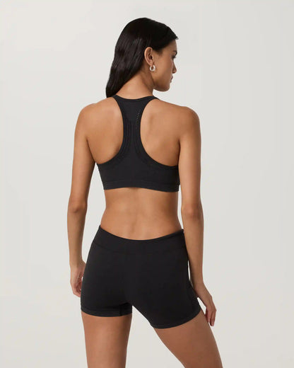 Pointelle Seamless V Neck Bra