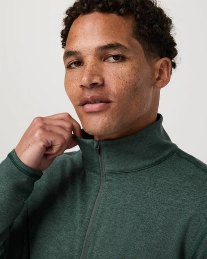 Ponto Half Zip Mock Neck