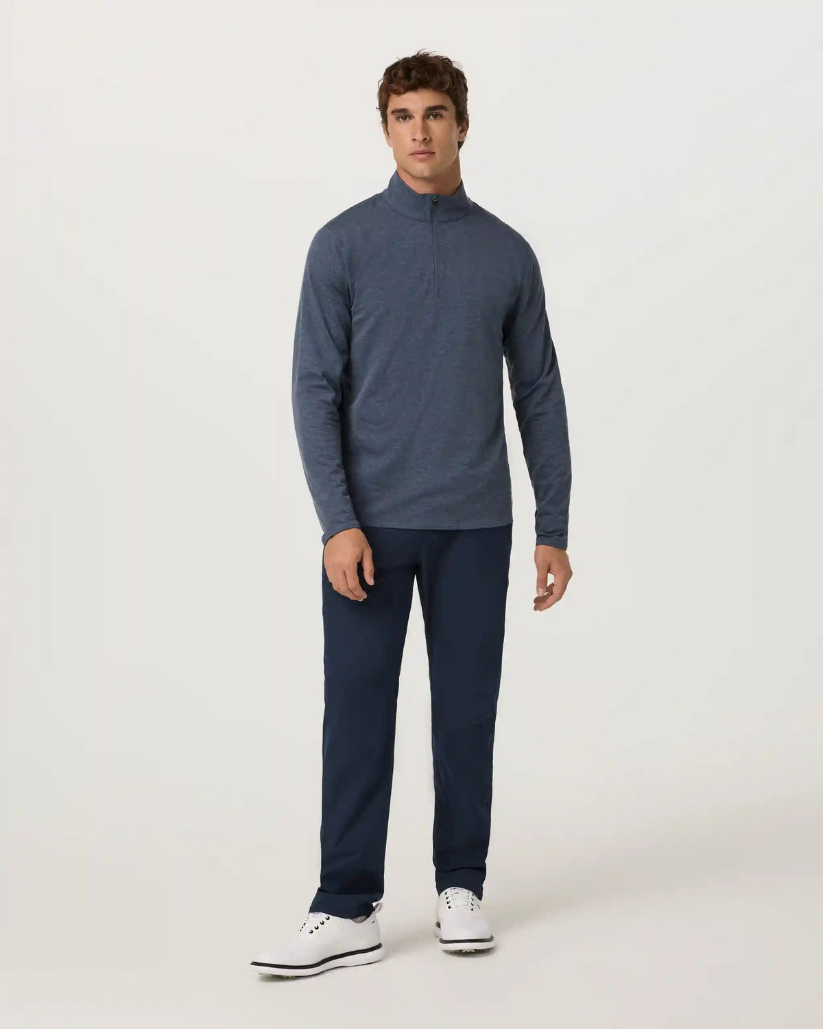 Ponto Half Zip Mock Neck