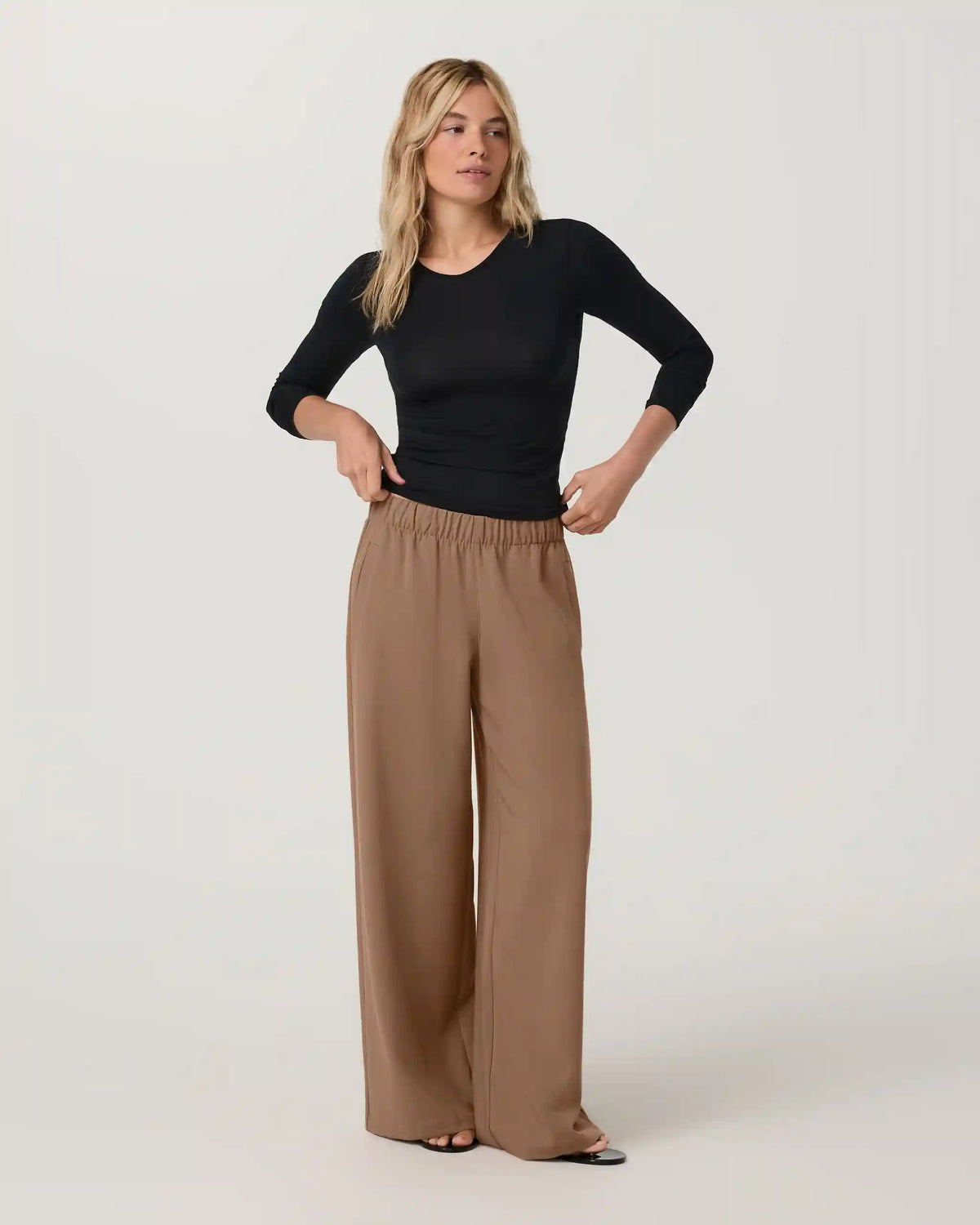 Sander Elastic Waist Trouser