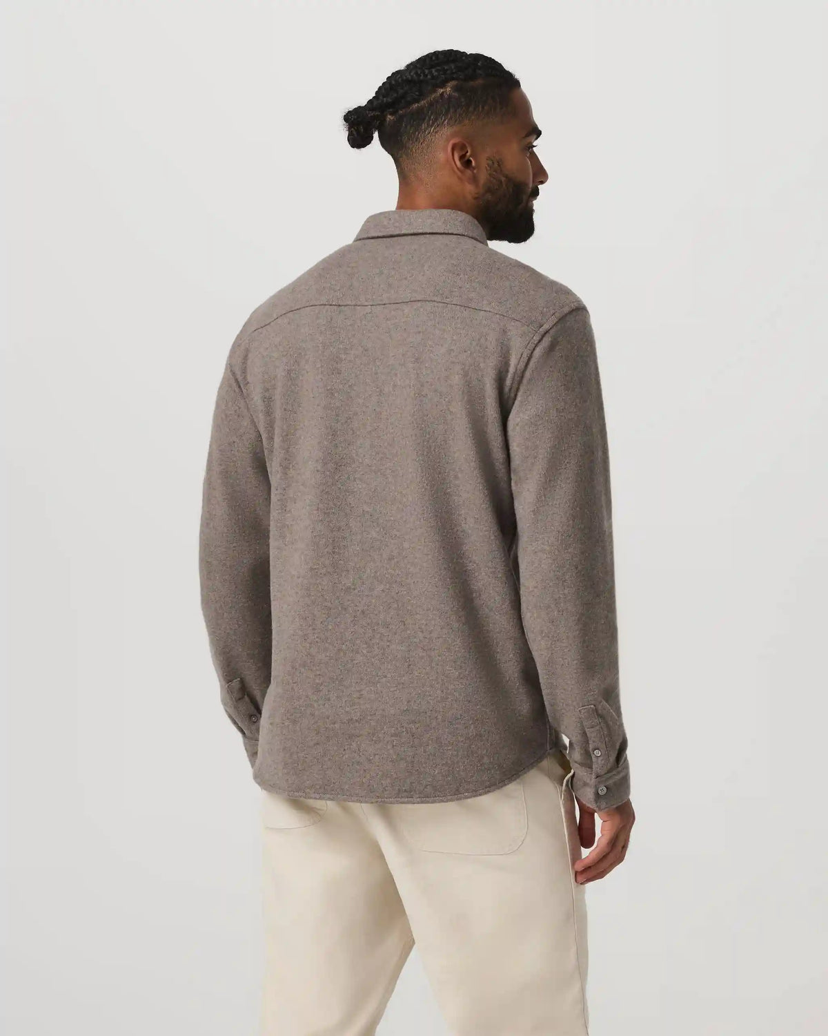 Long Sleeve Altitude Wool Button Down - Relaxed Fit